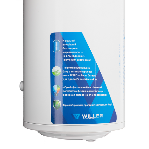 Бойлер WILLER EV80DR Optima EV80DR optima фото