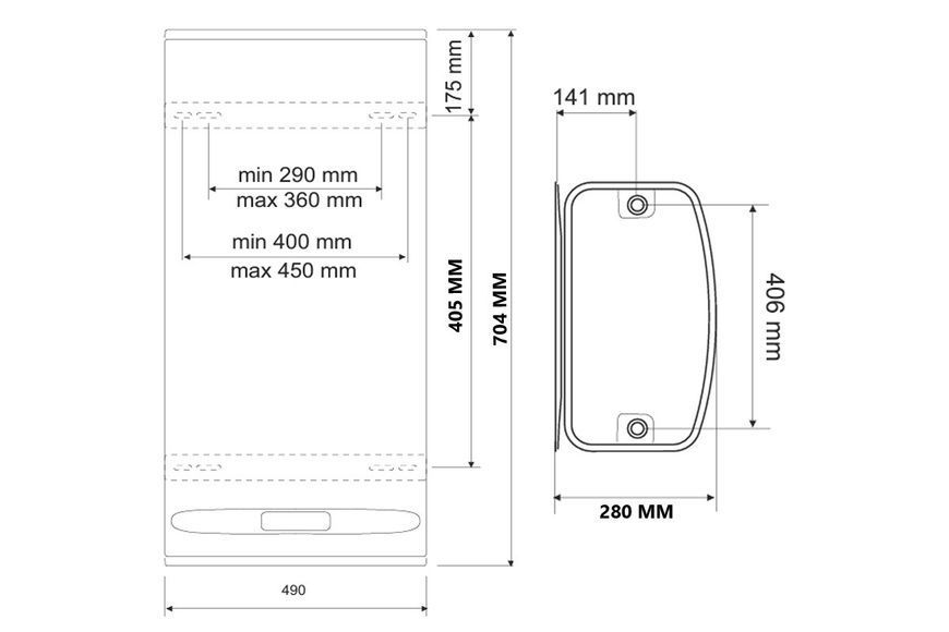Бойлер плоский Tesy BelliSlimo Dry Cloud 50 Wi-Fi (GCR 502724D E31 ECW) 305070 фото